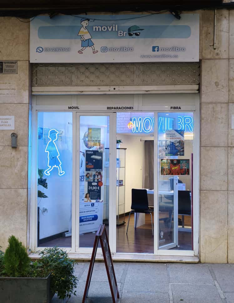 Escaparate de la tienda